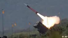 A U.S.-made Patriot missile is launched during the annual Han Kuang No. 22 exercises, Thursday, July 20, 2006, in Ilan County, 80 kilometers (49 miles) west of Taipei, Taiwan. The goal of the exercises is to test the joint combat capability of the Taiwanese armed forces to fend off a Chinese offensive. Taiwan split from China in 1949 amid civil war and China hasn't ruled out the use of force to unify the island. (ddp images/AP Photo)