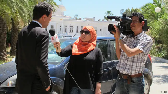 Medientraining der DW Akademie in Tunesien (Foto: DW).