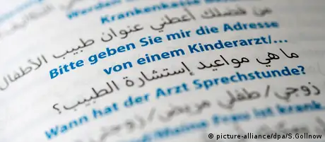 Sätze in Deutsch und Arabisch