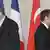 Cumhurbaşkanı Recep Tayyip Erdoğan ve Fransa Cumhurbaşkanı Emmanuel Macron.