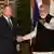 Russian President Vladimir Putin and Indian Prime Minister Narendra Modi, before their meeting in New Delhi on December 6, 2021