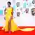 Ariana DeBose  poses on the red carpet in a yellow dress.