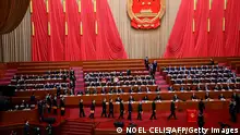 中国2024年的人大会议将于3月5日开始举行，但目前尚无迹象表明会由此出台重大刺激措施或制定宏大的改革计划。图为2023年人大的资料图片