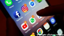 Social Media Apps auf Smartphone