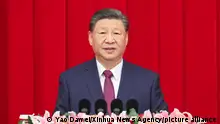 圖為中國國家主席習近平去年12月底發表新年演說。（資料照）