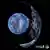 Лунният спускаем апарат "Одисей" със Земята на заден план 