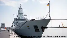 在德国议会批准此次任务后，“黑森”号（图）2月23日抵达红海